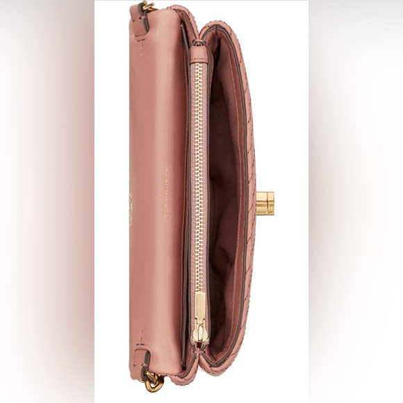 Tory Burch Kira Moto Quilted Wallet on a Chain - Picture 4 of 10